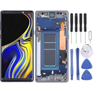 👉 Digitizer blauw active OLED MATERIAAL LCD-scherm en Volledige montage met frame voor Samsung Galaxy Note9 SM-N960 (blauw)