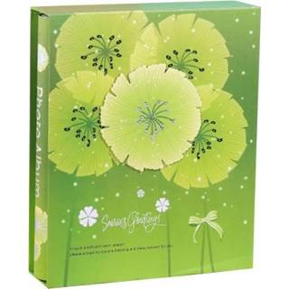 👉 Fotoalbum active baby's 4D 6 inch interstitial 50 pagina's voor 200 PC's foto's plakboek baby familie bruiloft fotoalbums (klaproos)