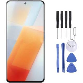 👉 Digitizer active Origineel Super Amoled Materiaal LCD-scherm en Volledige montage voor vivo IQOO 8