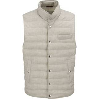 👉 Sleeveless XL vrouwen grijs down jacket