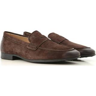 👉 Moccasins suede leather male bruin in