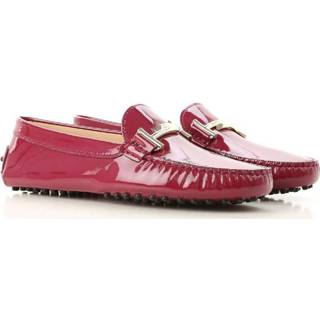 👉 Moccasins vrouwen roze with metal buckle
