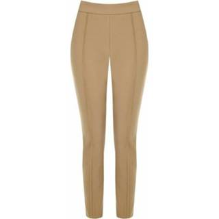 👉 XL vrouwen beige Pantalón Largo Traje Entallado