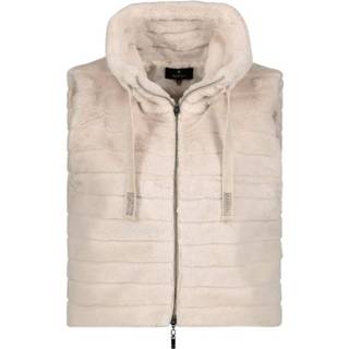 👉 Gilet vrouwen beige 805979 Fake Fur Kort 4052269360360