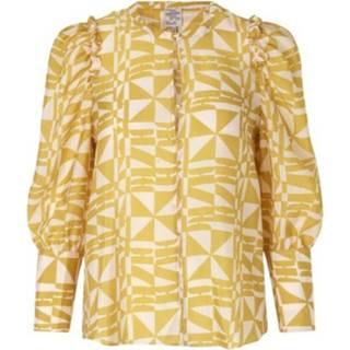 👉 Blous vrouwen geel Mitzy Blouse