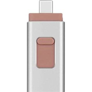 👉 Flash drive One Size zilverkleurig 4-in-1 met heel veel korting 8719748053729