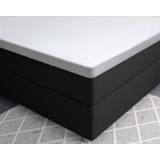 👉 Hoeslaken wit katoen satijn Primaviera Deluxe Topper Luxe 100% - Voor Standaard Toppers 10/12 cm 8720105610400