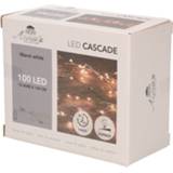 👉 Lichtsnoer wit Cascade Draadverlichting Met 100 Lampjes Warm 10 Lichtdraden - Lichtsnoeren 8713619346682