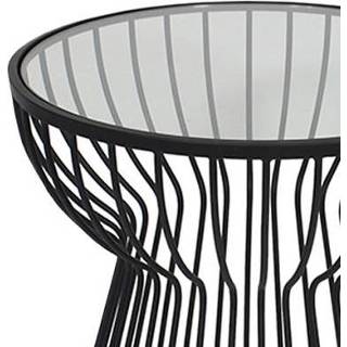 👉 Bijzettafel metaal One Size Color-Zwart Home Delight Mick - Default Title 8719831097593