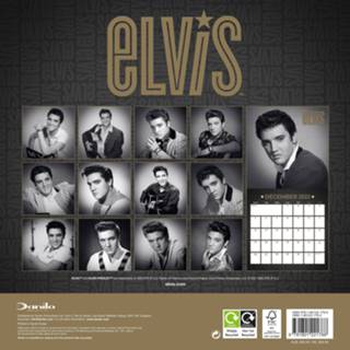 👉 Kalender One Size meerkleurig Muziek 2022 Elvis Presley 30 cm - Muzikant/zanger Maandkalenders/jaarkalenders Wandkalenders 9781801221788