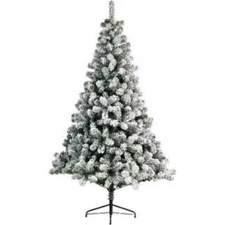 👉 Kunstkerstboom One Size groen Kunst kerstboom Imperial pine - 220 tips met sneeuw 120 cm 8719538985919