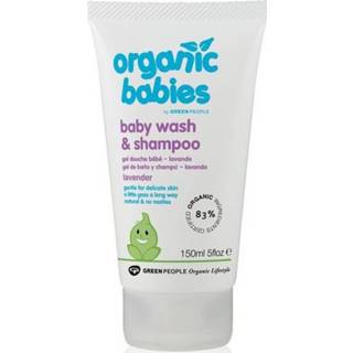 👉 Shampoo donkergroen lavendel baby's Green People Organic Babies Wash & Lavender (150ml) 5034511005013