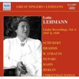 👉 Duits Lotte Lehmann Lieder Recordings Volume 6 747313309726