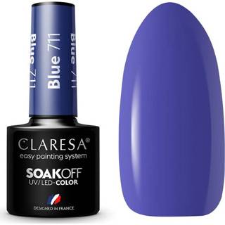 👉 Blauw One Size donkerblauw Claresa UV/LED Gellak #711 – 5ml.* 8720512574807