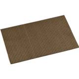 👉 Placemat messing kunststof goudkleurig 2x Rechthoekige Placemats Geweven 29 X 43 Cm - 8720276751292