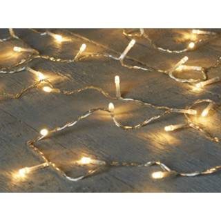 👉 Kerstverlichting wit One Size transparant warm 120 leds met dimmer en timer functie 1200 cm - voor buiten binnen Boomverlichting 8713619390005