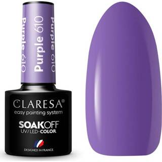 👉 Paars One Size Claresa UV/LED Gellak #610 - 5ml. 8720143152542