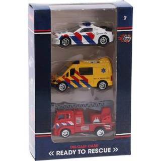 Auto Die Cast Hulpdiensvoertuigen 3 Delig 8710124141658