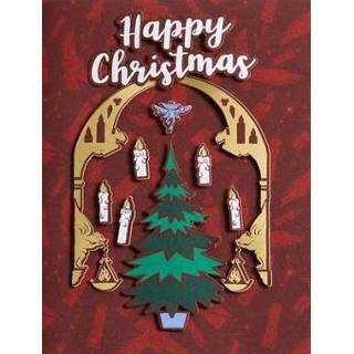 Ornament engels Harry Potter: Great Hall Christmas Embellished Card 9781682986295