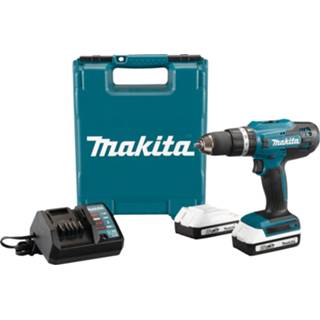 👉 Active Makita HP488DWAE 18V Li-ion accu klopboor-/schroefmachine set (2x 2.0Ah accu) in koffer