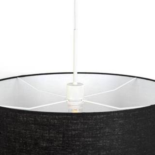 👉 Moderne hanglamp wit zwarte One Size zwart met kap 50 cm - Combi 1 8718881085307