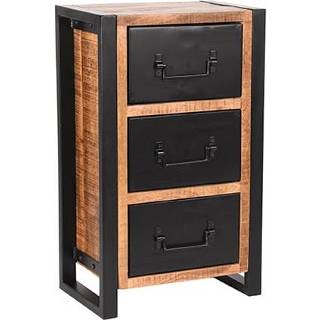 👉 Ladekast active mannen LABEL51 Brussels - Rough Mangohout 75 cm 8719323326057 7559088242947