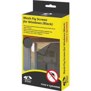 👉 Horrengaas zwart active voor ramen – 110 x 130 cm