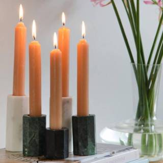 👉 Kandelaar zwart marmer One Size Color-Zwart Home Delight Hexagon - Default Title 8719831097890