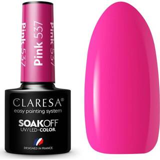 👉 Roze One Size donkerroze Claresa UV/LED Gellak #537 - 5ml. 8720512571059