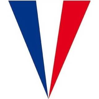 👉 Frankrijk vlaggenlijn One Size meerkleurig 3x vlaggenlijnen 5 meter 8719538494213