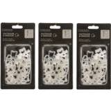 👉 Kerstverlichting wit kunststof 120x Kerstverlichting/feestverlichting bevestiging dakgoot ophang haakjes