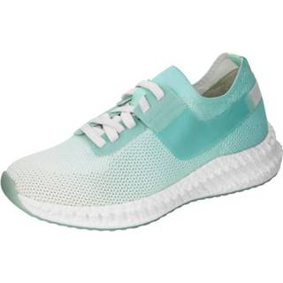 👉 Sneakers vrouwen kleurverloop extra zacht wit blauw textiel Sneaker Caprice Lichtblauw/Wit 4064211317902