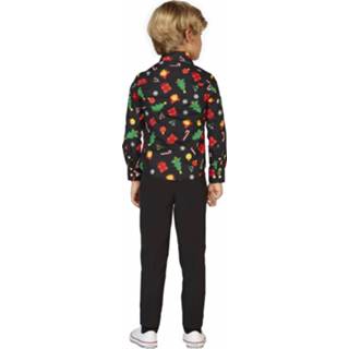Overhemd katoen polyester Color-Meerkleurig jongens OppoSuits Christmas Icons katoen/polyester mt 110-116 8719874032780