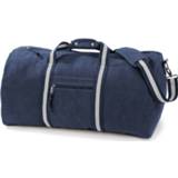 👉 Reistas blauw canvas Katoenen Reistas/weekendtas Navy 45 Liter - (Volwassen) 8720276355889