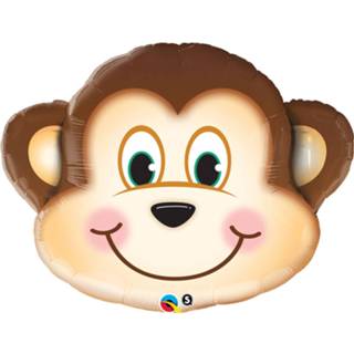 👉 Figuurballon bruin Folat Aap 26 X 19 Cm Folie 7144440197401