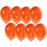 👉 Ballon oranje 30x Stuks Metallic Ballonnen 36 Cm - Supporters/koningsdag Feestartikelen/versieringen 8720576077207