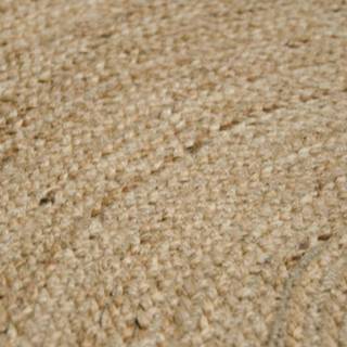 👉 Vloerkleed jute One Size Color-Naturel Home Delight rond naturel ø130 - Default Title 8719831096145