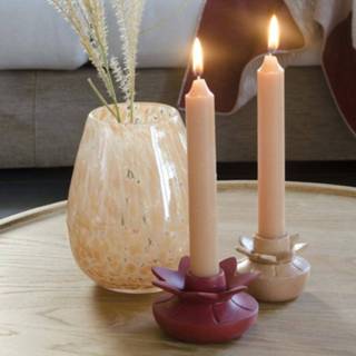 👉 Kandelaar zand metaal One Size Color-Zand Home Delight Bloem - Default Title 8719831095797