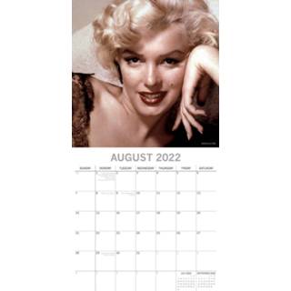 👉 Kalender One Size meerkleurig Film/tv 2022 Marilyn Monroe 30 cm - Maandkalenders/jaarkalenders Wandkalenders 9781800544529