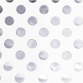 👉 Folie tgroen wit zilveren groen 4x Rollen luxe inpakpapier stippen pakket - mintgroen/wit 200 x 70 cm cadeau/kadopapier 8720576482896