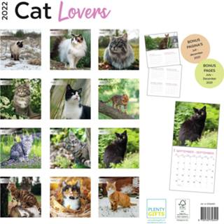 👉 Kalender One Size meerkleurig Huisdieren/dieren 2022 poezen en katten 30 cm - Maandkalenders/jaarkalenders Wandkalenders 8720165756445