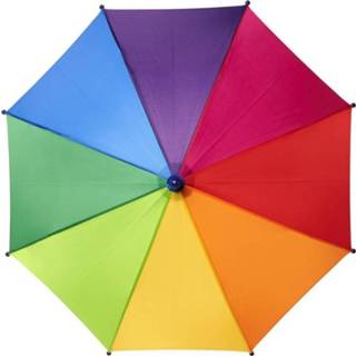 👉 Stormparaplu One Size meerkleurig kinderen Storm paraplu voor 77 cm doorsnede gekleurd - Windproof/stormproof 8720576611074