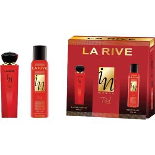 👉 Geursetje One Size Color-Rood vrouwen La Rive geurset In Woman Red 100-150 ml 2-delig 5901832067801