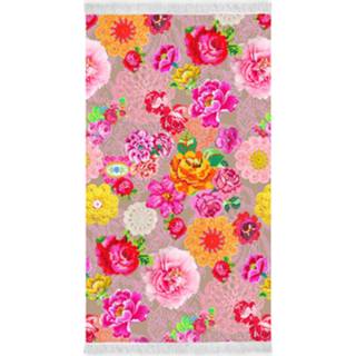 👉 Strandlaken velours fluweel One Size Color-Meerkleurig Happiness Woodstock 100 x 180 cm 8717285169934