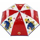 👉 Paraplu rood PVC One Size Color-Rood Brandweerman Sam Rainy Days junior 73 cm 8712645285033