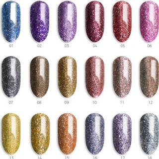 👉 One Size GeenKleur Modena Nails Gellak Metallic Obsession - 18 7,3ml. 8720246145229