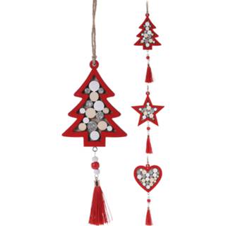 👉 Kwast One Size GeenKleur 5 stuks! Hangdeco met 25 cm 3 assorti 8719269600563