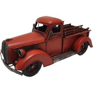 👉 Miniatuur rode metaal One Size Color-Rood autos - Truck als model auto 32cm| GerichteKeuze 8719481845292