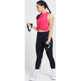 👉 MP Power croptop met een gedraaide voorkant voor dames - Magenta - XXL