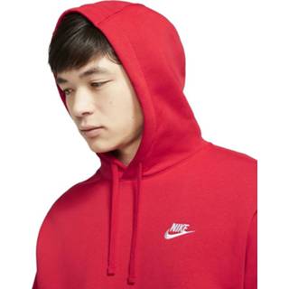 👉 L mannen rood Nike Sportswear Club Fleece heren sportsweater